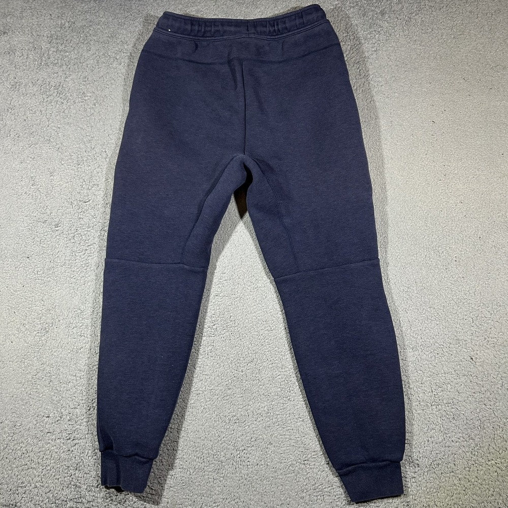 Nike Tech Fleece Joggers Mens Medium Navy Blue Tapered Sweatpants #3371 - Picture 3 of 8
